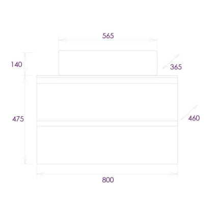 Тумба Onika Алеста 80 подвесная, белая/камень светлый (ум. Олимпия 56) Тумба Onika Алеста 80 подвесная, белая/камень светлый (ум. Олимпия 56)