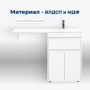 Тумба под раковину Aquanet Токио 58 белый (напольная, 1 ящик, 2 дверцы) Тумба под раковину Aquanet Токио 58 белый (напольная, 1 ящик, 2 дверцы)