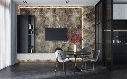 Керамогранит Vesuvio коричневый 60х120 Керамогранит Vesuvio коричневый 60х120