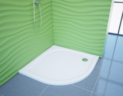 Экран для поддона "Омега" 1000х1000 стеклопластиковый