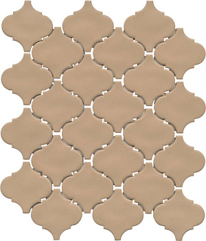 Арабески Марокко бежевый матовый 26x30x0,7