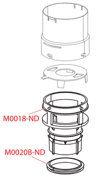 Уплотнительное кольцо двух ламальное для сливных клапанов А06