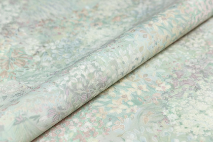 Обои KM7509 Апрель мотив-2, зеленый Виниловые (1,06м*10,05м), шт