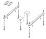 Ножки для душевого поддона Riho Basel 402, 412 - 5 опор POOTSET62 Ножки для душевого поддона Riho Basel 402, 412 - 5 опор POOTSET62