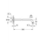Душевой кронштейн Grohe Rainshower 28361000 хром Душевой кронштейн Grohe Rainshower 28361000 хром