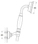 LIBERTY-F-KD-01 Ручной душ со шлангом и держателем, хром