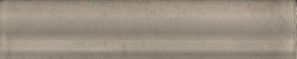 Бордюр Монтальбано серый матовый 15x3x1,6