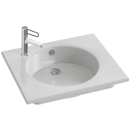 Раковина Jacob Delafon Odeon Rive Gauche EXBA112-Z-00, 60 см, шт