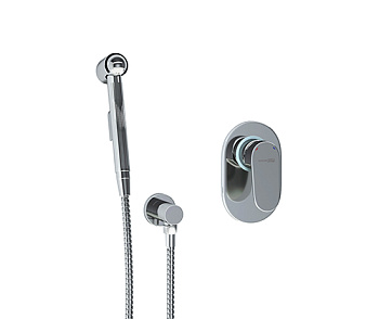 A15356 Встраиваемый комплект для биде со шлангом 100 см Wasserkraft