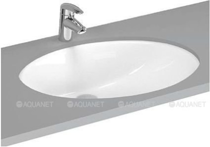 Раковина Arkitekt, встраиваемая снизу, 52 см, цвет белый