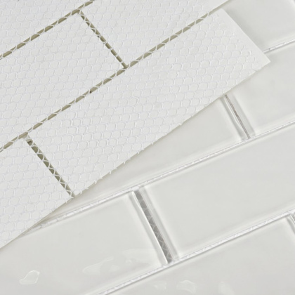 Мозаика Bonaparte Стеклянная Rumba White 30х30 см