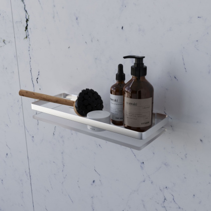 Полка стеклянная Sense L, алюминий, 5х32х13 см, хром, A7455100