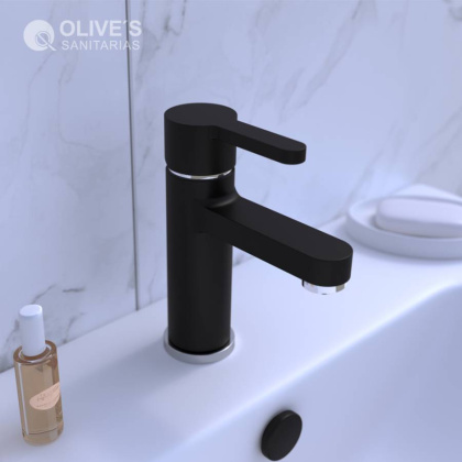 Смеситель ЧЕРНЫЙ д/раковины TORRES, арт.17100TRB Смеситель ЧЕРНЫЙ д/раковины TORRES, арт.17100TRB