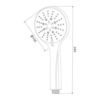 Лейка для душа, D135