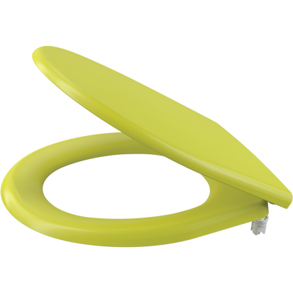 Alcaplast Сиденье для унитаза Duroplast, крепление металл фисташковое A601 PISTACHIO