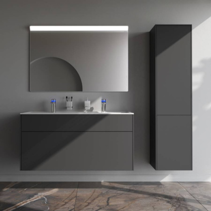 База под раковину подвесная, 60х120,8х49,2 см, серая, M50AFHX1203GM