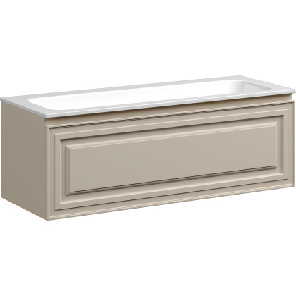 Тумба подвесная SANCOS Very 1195х445х406, c одним  ящиком оснащенным доводчиками, Beige Soft , арт.VR120CE Тумба подвесная SANCOS Very 1195х445х406, c одним  ящиком оснащенным доводчиками, Beige Soft , арт.VR120CE
