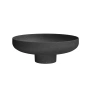 Раковина SAFI накладная 46 с крепежом и донным клапаном, черный камень