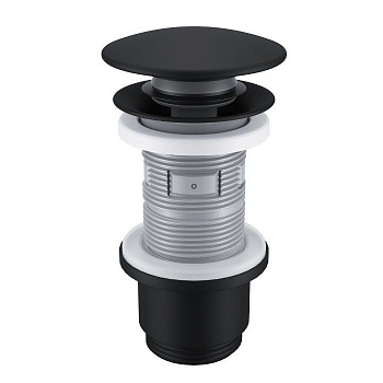 Пробка "click-clack" к сифону EXCELLENT (черный мат)