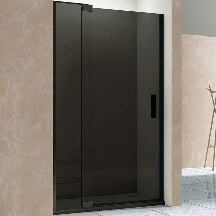 Душевая дверь Extra VDP-1E9010CGB, 900/1000, черный, стекло тонированное
