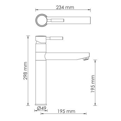 A8137 Смеситель для кухни Wasserkraft