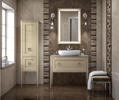 Керамогранит SG650202R Гран-Виа коричневый светлый лаппатированный 60*60*11 (4шт\1.44м2), м2