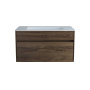 База под раковину Chiara 800 подвесная, 1 выкатной ящик soft-close, C.Oak