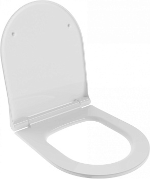 Сиденье с крышкой (soft close, slim) Taormina/Jet Flush,дюропласт, белый, A0336-001 (аналог.A0330-001 (A0333-001), шт