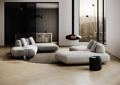 Кварцевый паркет Quartz Parquet Штучный паркет Дуб Маскарпоне, 44-1258-06, 5/0,6 мм