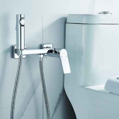 Смеситель с гигиеническим душем Shevanik S41 S4105-1 Смеситель с гигиеническим душем Shevanik S41 S4105-1