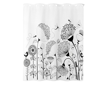 Шторка для ванной Dill, 200х200 см, белая, SC-39102