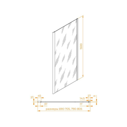 Боковая панель RGW Z-050-4, RGW 352205407-11