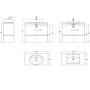 Металлическая структура PLAZA Next напольная 100, черная матовая PL.N.100.01\BLK.M