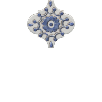 Декор VT\A321\65000 Арабески Майолика белый/синий/голубой (6,5см*6,5см*7мм) (26шт/0,11м2) орнамент, шт Декор VT\A321\65000 Арабески Майолика белый/синий/голубой (6,5см*6,5см*7мм) (26шт/0,11м2) орнамент, шт