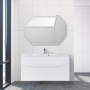 Тумба с раковиной подвесная BelBagno MARINO-H60 110 Rovere Nature, раковина белая