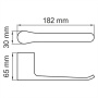 Wiese K-8996 Держатель туалетной бумаги Wiese K-8996 Держатель туалетной бумаги