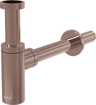 Сифон для умывальника DN32 DESIGN, RED GOLD-мат