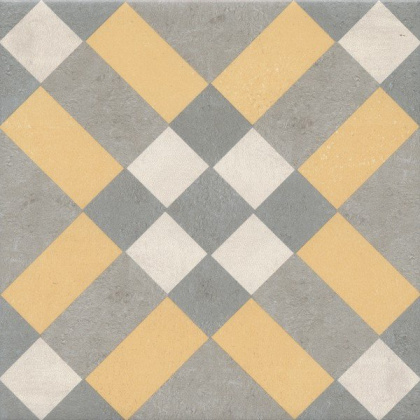 Декор VT\A464\5009 Эрмитаж 5 желтый/оранжевый/серый 20см*20см*6,9мм (1уп/10шт/)матовый, шт