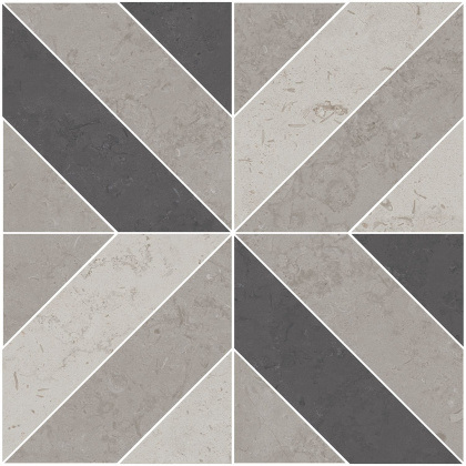 Декор ID124 Про лаймстоун серый 60см*60см*11мм (1уп/2шт/0,72м2) камень, шт