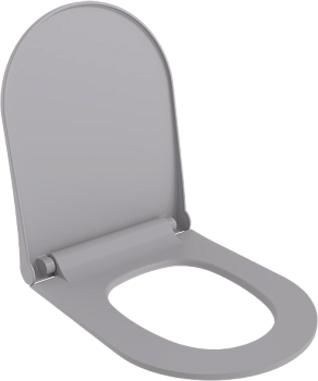 Сиденье с крышкой (soft close, slim) Taormina/Jet Flush,дюропласт, матовый серый, арт .A0333-006, шт