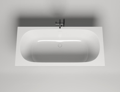 Ванна из литьевого мрамора Salini Ornella Axis Kit 190х90 103522M матовая