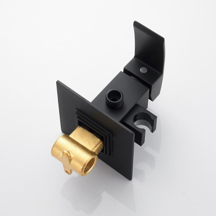 Гигиенический душ со смесителем Rose R1505H-2, черный Гигиенический душ со смесителем Rose R1505H-2, черный