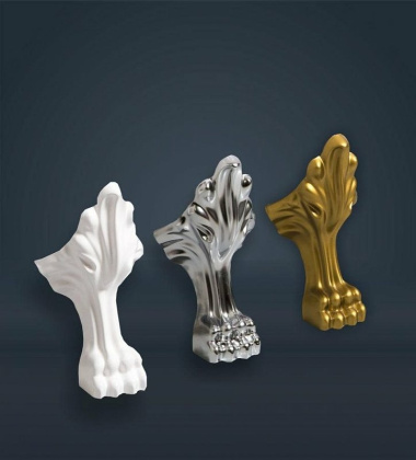 Ножки для ванны Скарлетт каменные.золото ФР-00001315, шт