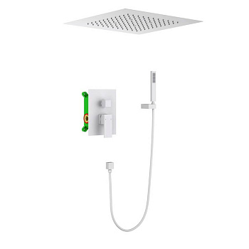 Душевая система Timo Selene SX-2029/16SM скрытого монтажа, белый матовый