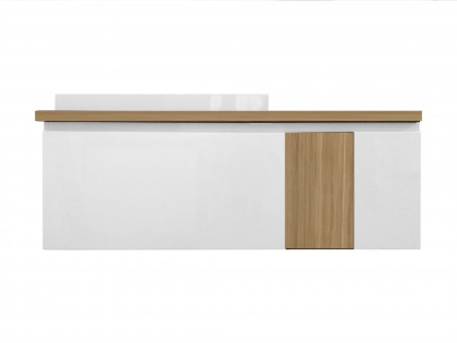 Тумба подвесная под умывальник Malibu 1400х500 правосторонняя 2 ящика со вставкой массив (ШхГхВ) 1392х476х477 Тумба подвесная под умывальник Malibu 1400х500 правосторонняя 2 ящика со вставкой массив (ШхГхВ) 1392х476х477