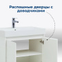 Тумба под раковину Aquanet Nova Lite 60 белый глянец (2 дверцы) Тумба под раковину Aquanet Nova Lite 60 белый глянец (2 дверцы)