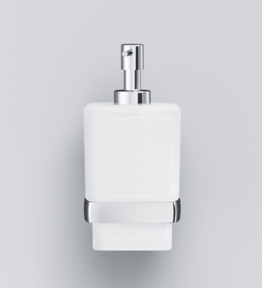 A9036900 Gem, Стеклянный диспенсер для жидкого мыла с настенным держателем