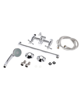 OneLife P03-211cr Смеситель для ванны с душевым набором, полимерный OneLife P03-211cr Смеситель для ванны с душевым набором, полимерный