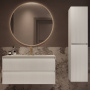 База под раковину Welle 1000 подвесная, 2 выкатных ящика soft-close, M.White
