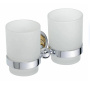 Двойной держатель зубных щеток, стаканы